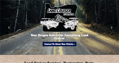 Desktop Screenshot of landcruiserspecialties.com